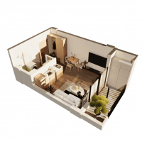 Apartment #504 – 31.7 m²