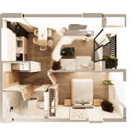 Apartment #703 – 45.6 m²