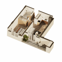 Apartment #807 – 49.5 m²